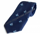 Masonic Necktie (Navy Blue) Square & Compas